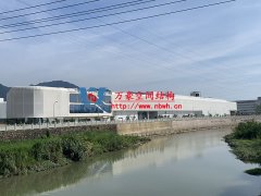 寧波益富樂公司新廠房外立面PTFE網(wǎng)格膜結(jié)構(gòu)項目接近尾聲
